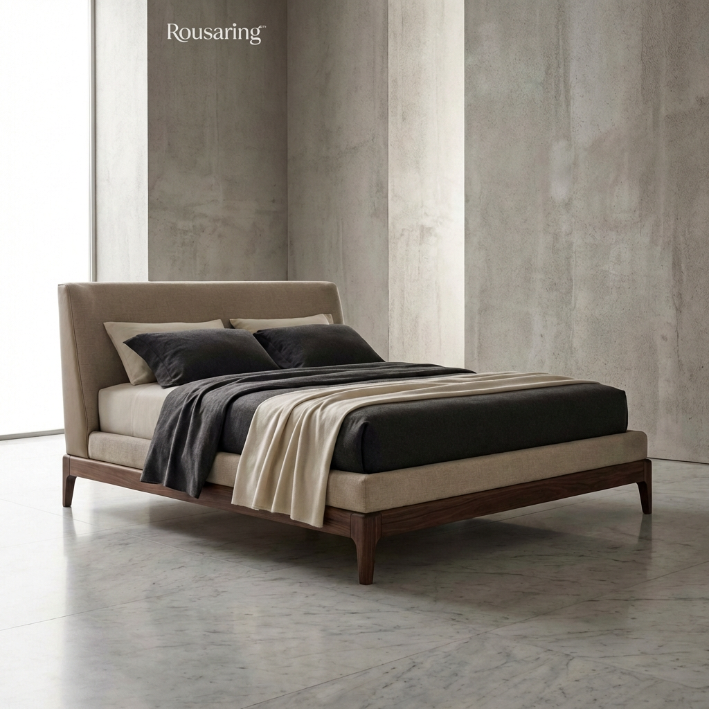 Rousaring™ Arden Minimalist Upholstered Platform Bed